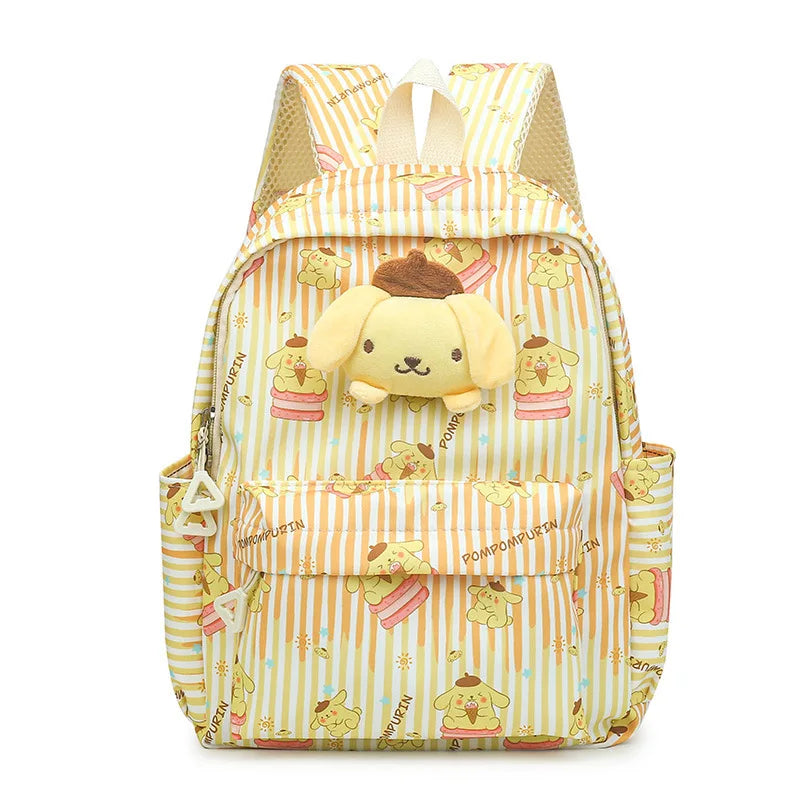 Sanrio Hello Kitty Kuromi Cinnamoroll New Fashion Children's School Bag Cute Large Capacity Kids Backpack College Bag