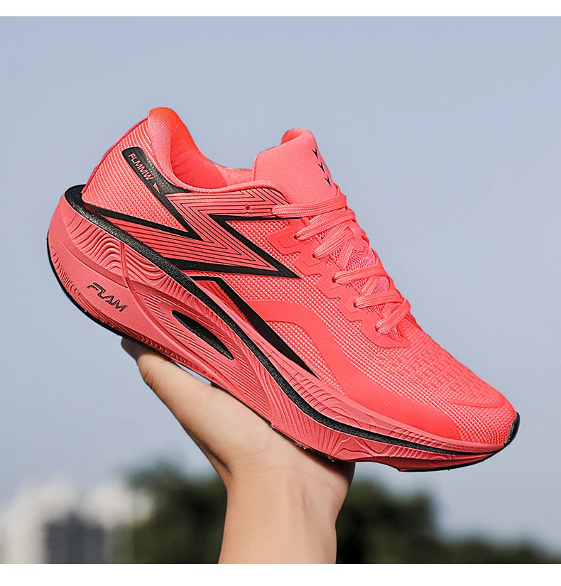 Carbon Plate Marathon Men Sports Running Shoes Air Cushion Lightweight Women Athletic Gym Sneakers Hiking Jogging Footwear