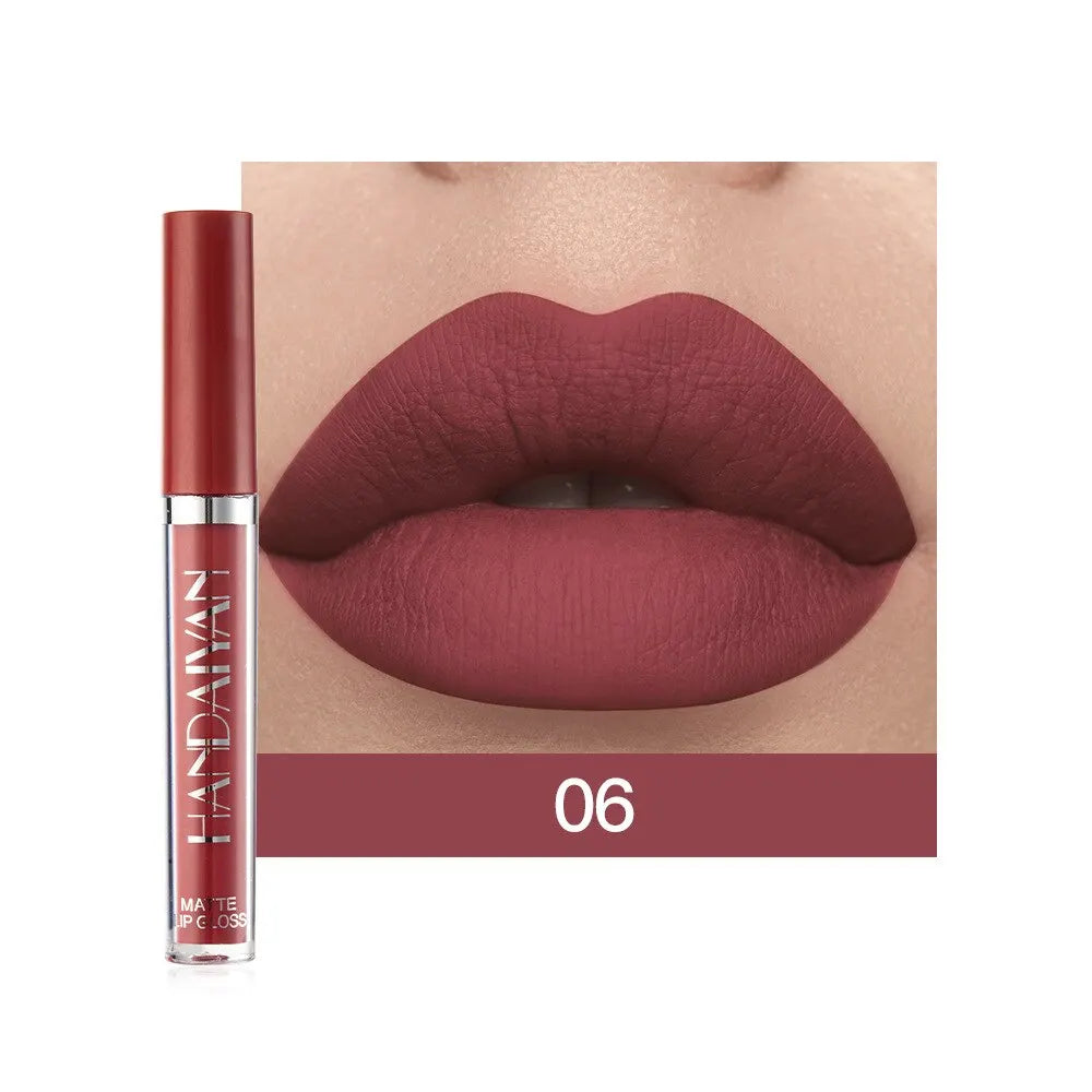 Liquid Lipstick Set Ultra Matte Velvet Waterproof Long Lasting Lip Glosses Nude Makeup Cosmetic Kit
