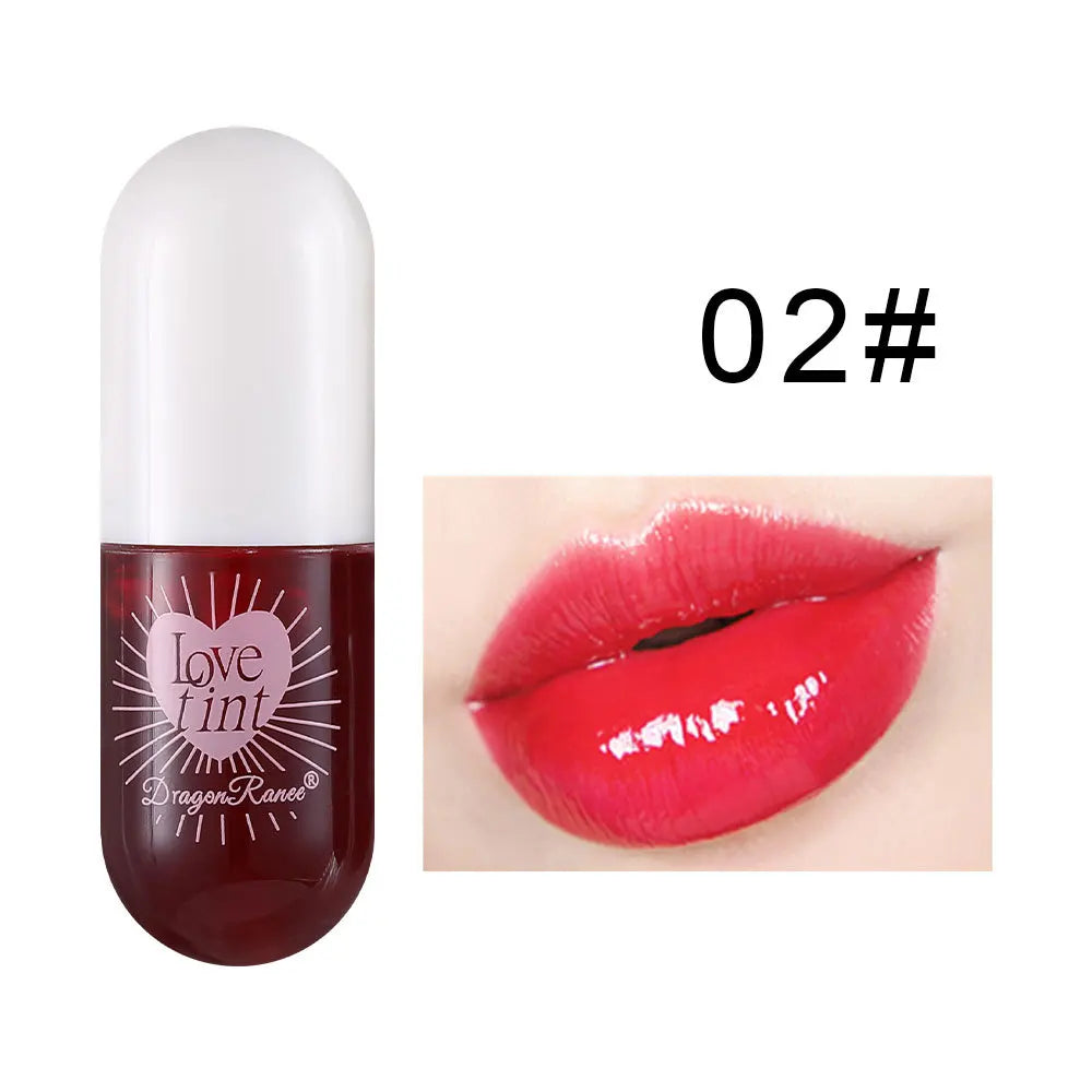 Dragonranee Lip Dye Liquid Lip Glaze Cute Waterproof Non-Stick Liquid Lipstick 6 Colors Available