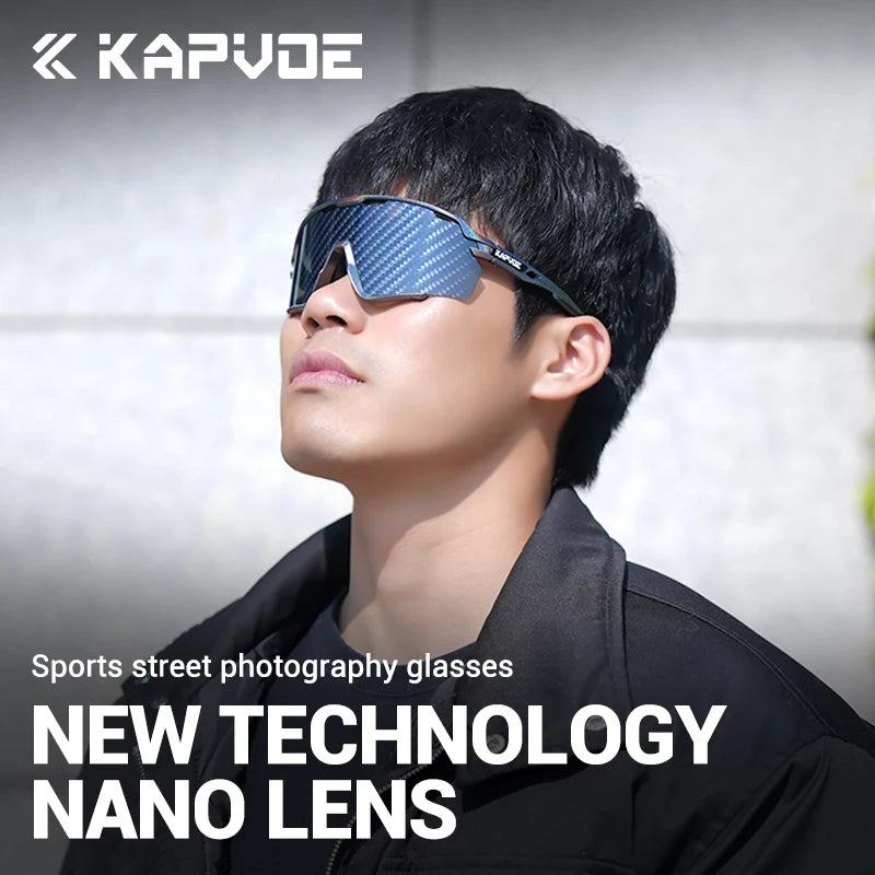 NanoFlex™ K76 Cycling Sunglasses – UV400 TAC Nano Lens Sports Eyewear