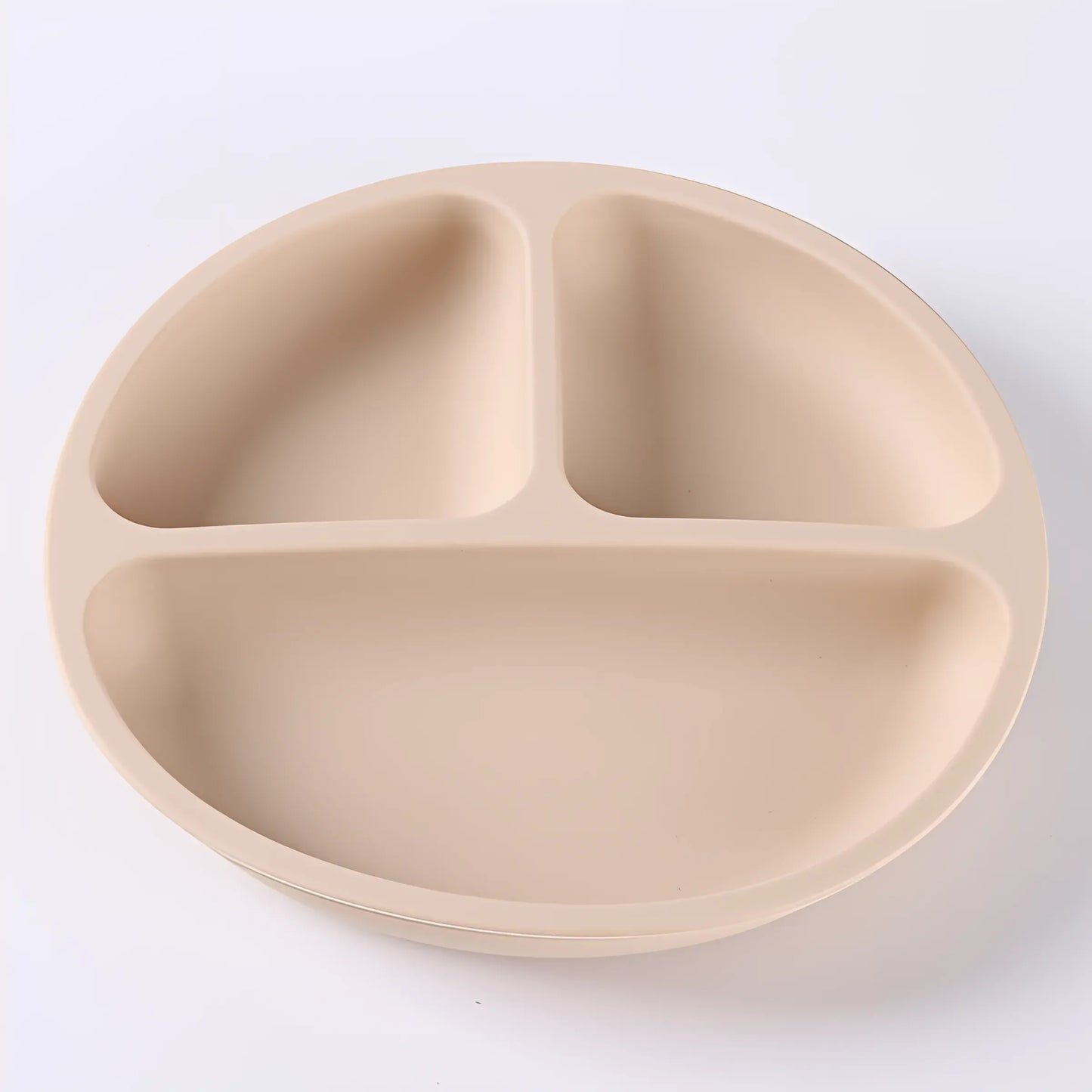 Silicone Tableware Children's Dinner Plate Divided Dinner Plate Auxiliary Training Tableware Set Snack Bowl