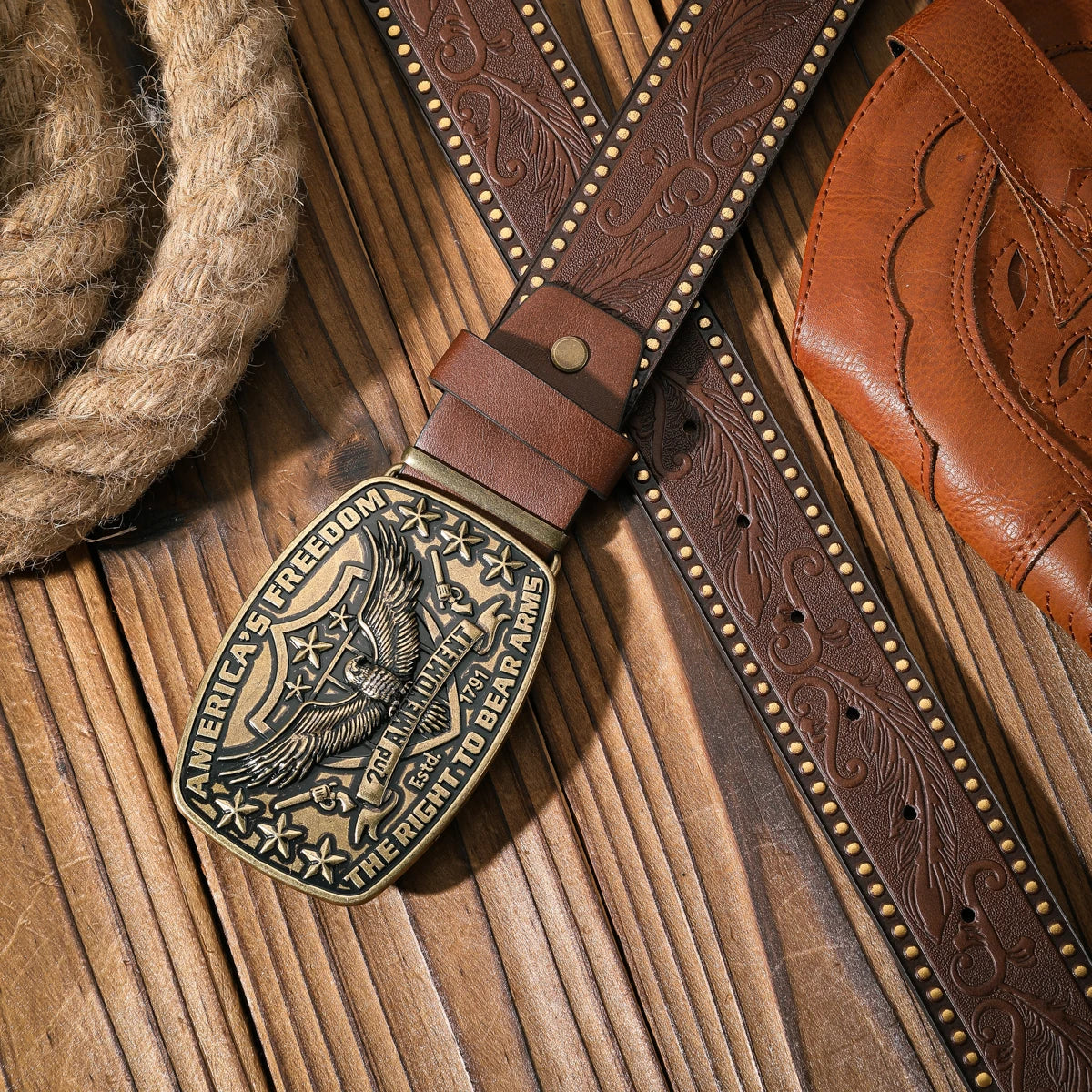 A casual and retro belt, a waist accessory for Western-style clothing, metal buckle, PU belt, suitable for both men and women