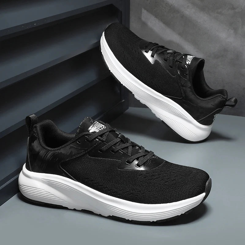 Couples breathable mesh casual sports shoes summer new non-slip outdoor running shoes plus size light men and women's sneakers
