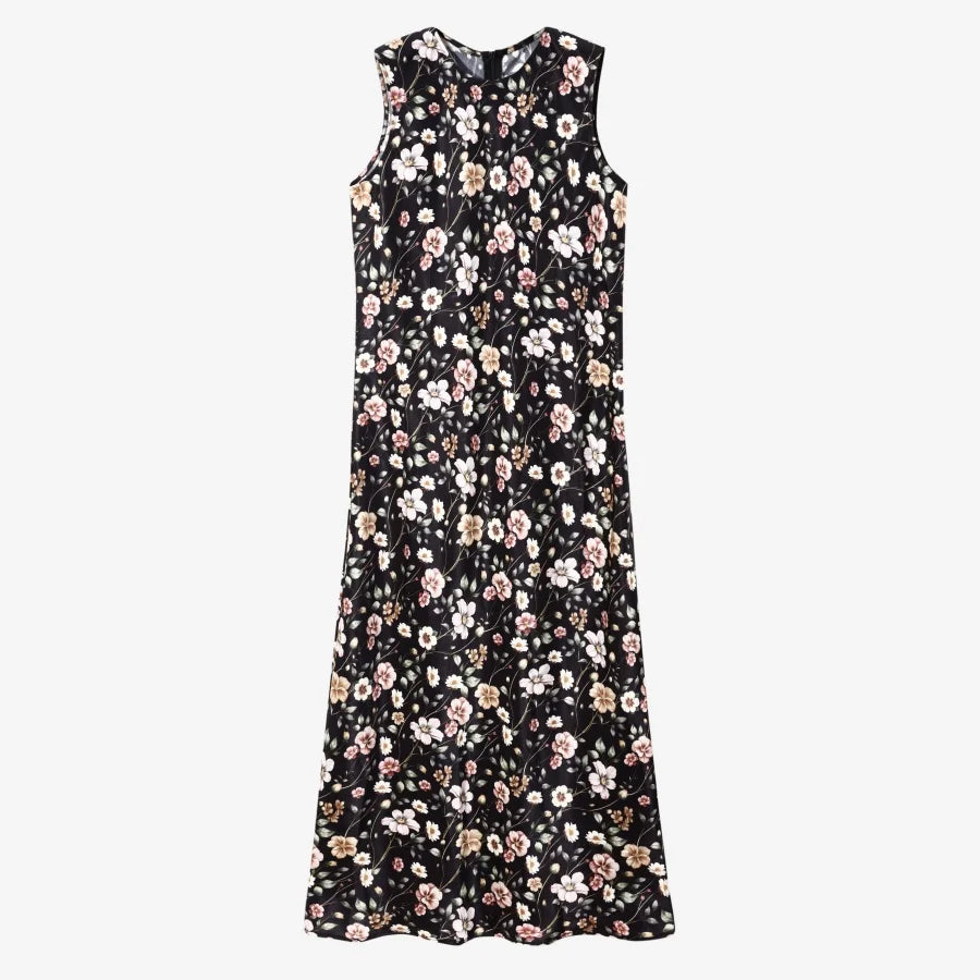 AS 2025 Spring/Summer Elegance Satin Maxi Dress & Knitted Top Set