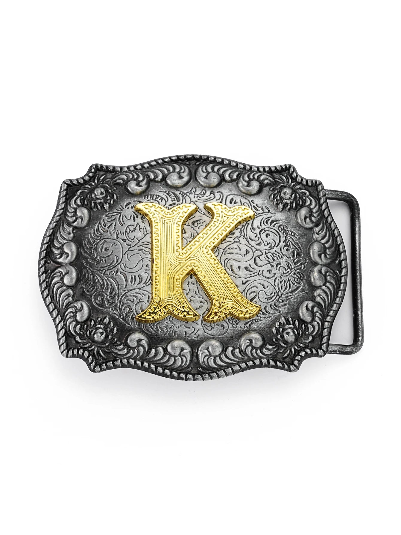 Western Cowboy letter belt buckle - stylish and unique stylish waist accessory