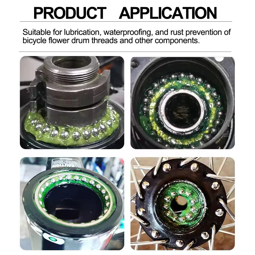 Bicycle High Quality Lubricating Oil For Shimano Green Effect Bearing Grease Hub Lubricants Lipid Elements 50g