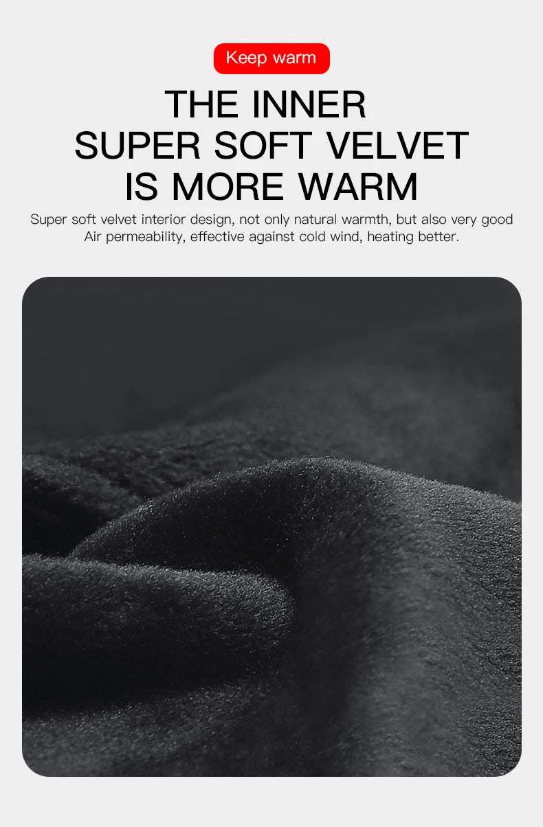 Waterproof Cycling Gloves Winter Touch Screen Bicycle Gloves Outdoor Scooter Windproof Riding Motorcycle Ski Warm Bike Gloves