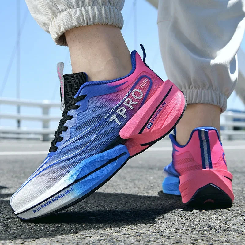 Sneakers for Men Summer Full-length Carbon Plate Running Shoes Lightweight Outdoor Non-slip Training Shoes Men's Tennis Shoes