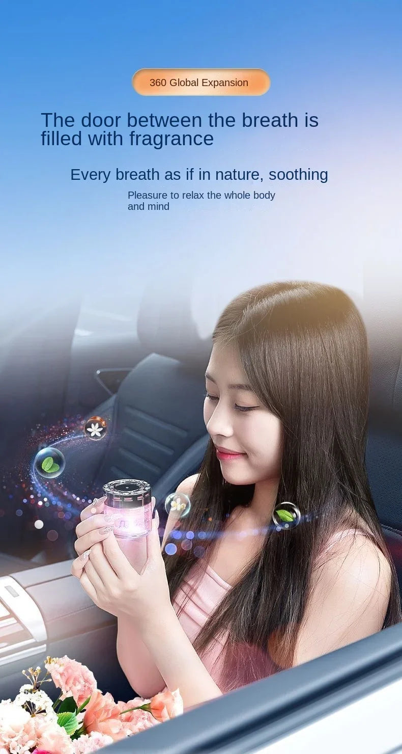 Car Aromatherapy Balm Odor-Removing Fragrance For Cars Long-Lasting High-End Light Fragrance In-Car Solid Perfume Car Ornaments