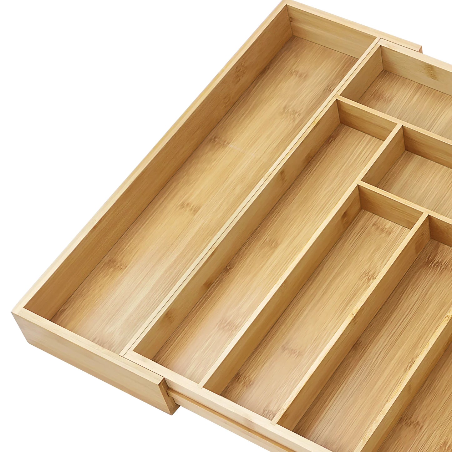 Extendable Cutlery Tray Expandable Storage Organizer Kitchen Drawer Holder Tray Insert Cabinet Utensil Box Makeup Toys Sundries