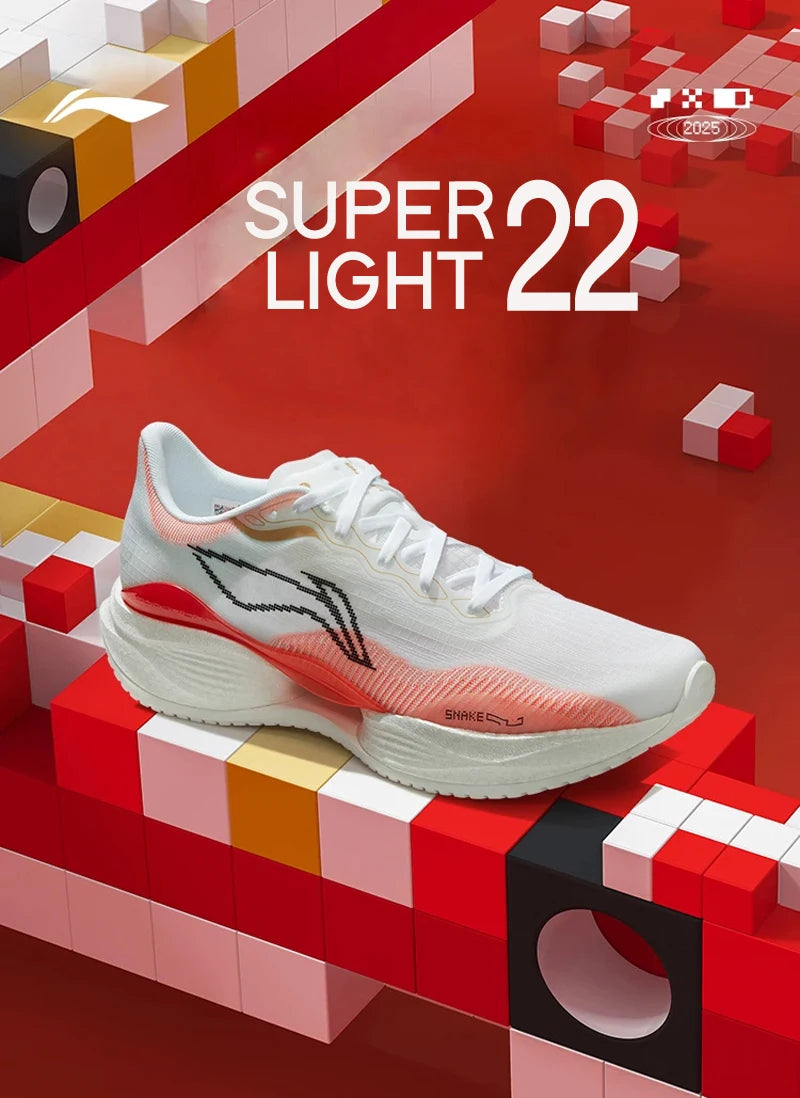 Men’s SUPER LIGHT 22 Professional Running Shoes – Breathable Cushioning with BOOM FIBER & Anti-Slip Outsole
