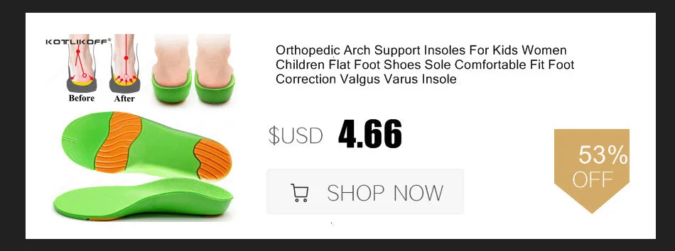 Leather Orthotic Insole For Flat Feet Arch Support Orthopedic Shoes Sole Insoles For Feet Men Women Children O/X Leg Corrected