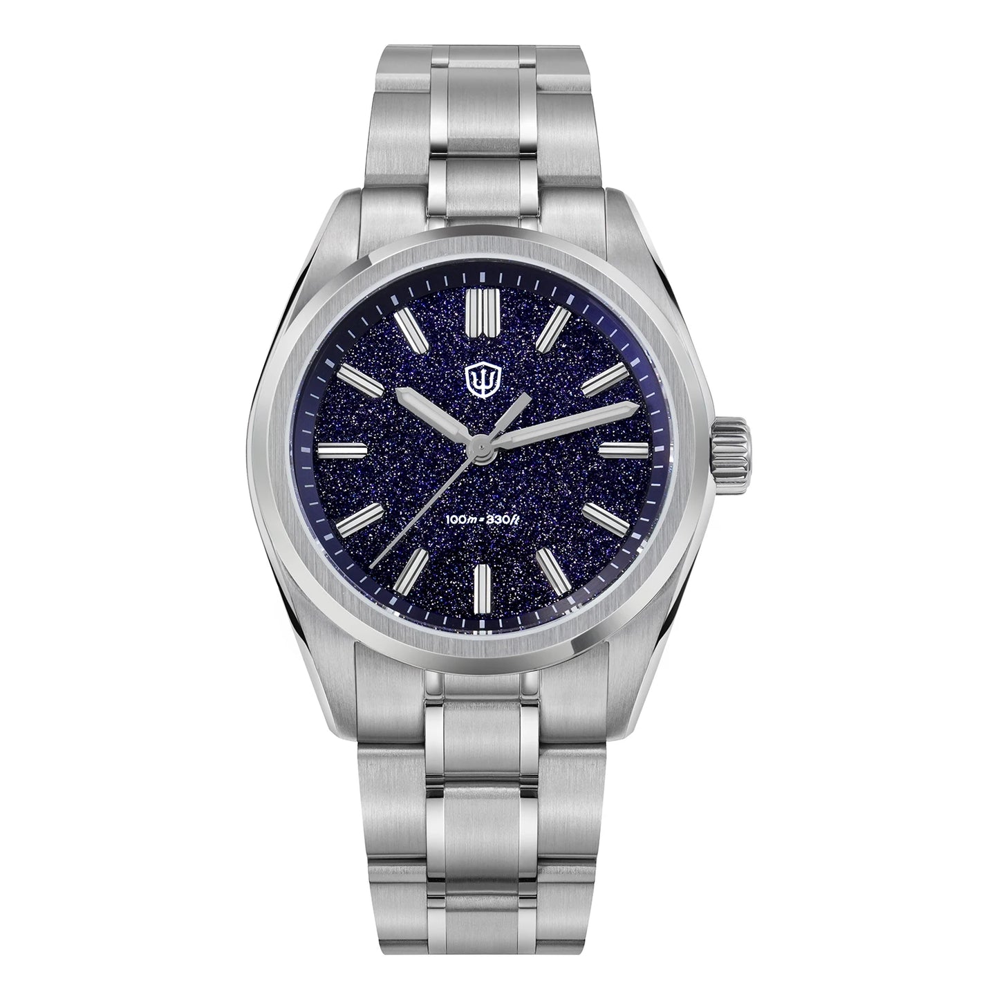 Watchdives WD0003B Original Design Aventurine Dial Men Watch VH31 Sweep Seconds Quartz Movement 36mm Watches Luminous Waterproof