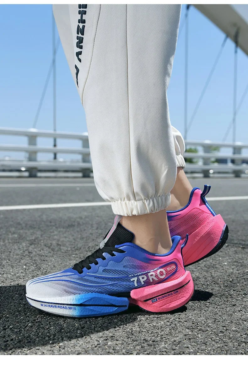 Sneakers for Men Summer Full-length Carbon Plate Running Shoes Lightweight Outdoor Non-slip Training Shoes Men's Tennis Shoes
