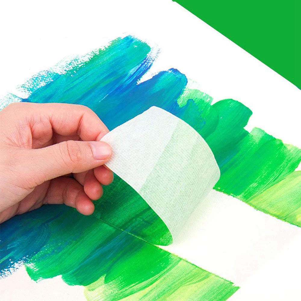 12M Masking Tape White Writable Sealing Self Adhesive Tape Waterproof for Art Painting Sketch Car DIY Paper School Supplies