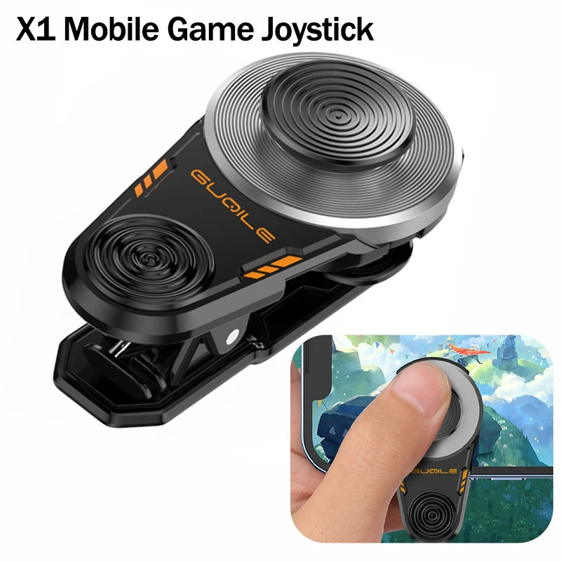 X1 Universal Mobile Phone 360 Degrees External Joysticks for Game Walking Moving for FPS Android IOS PUBG ABS Gaming Accessories