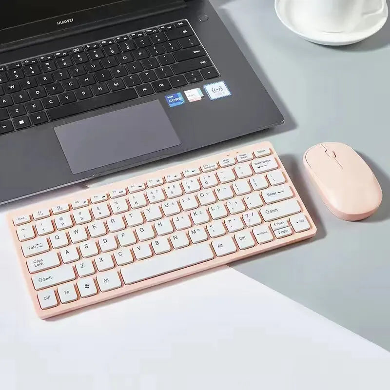 2.4G Wireless Keyboard and Mouse Protable Mini Keyboard Mouse Combo Set For Notebook Laptop Mac Desktop PC Computer Smart TV PS4