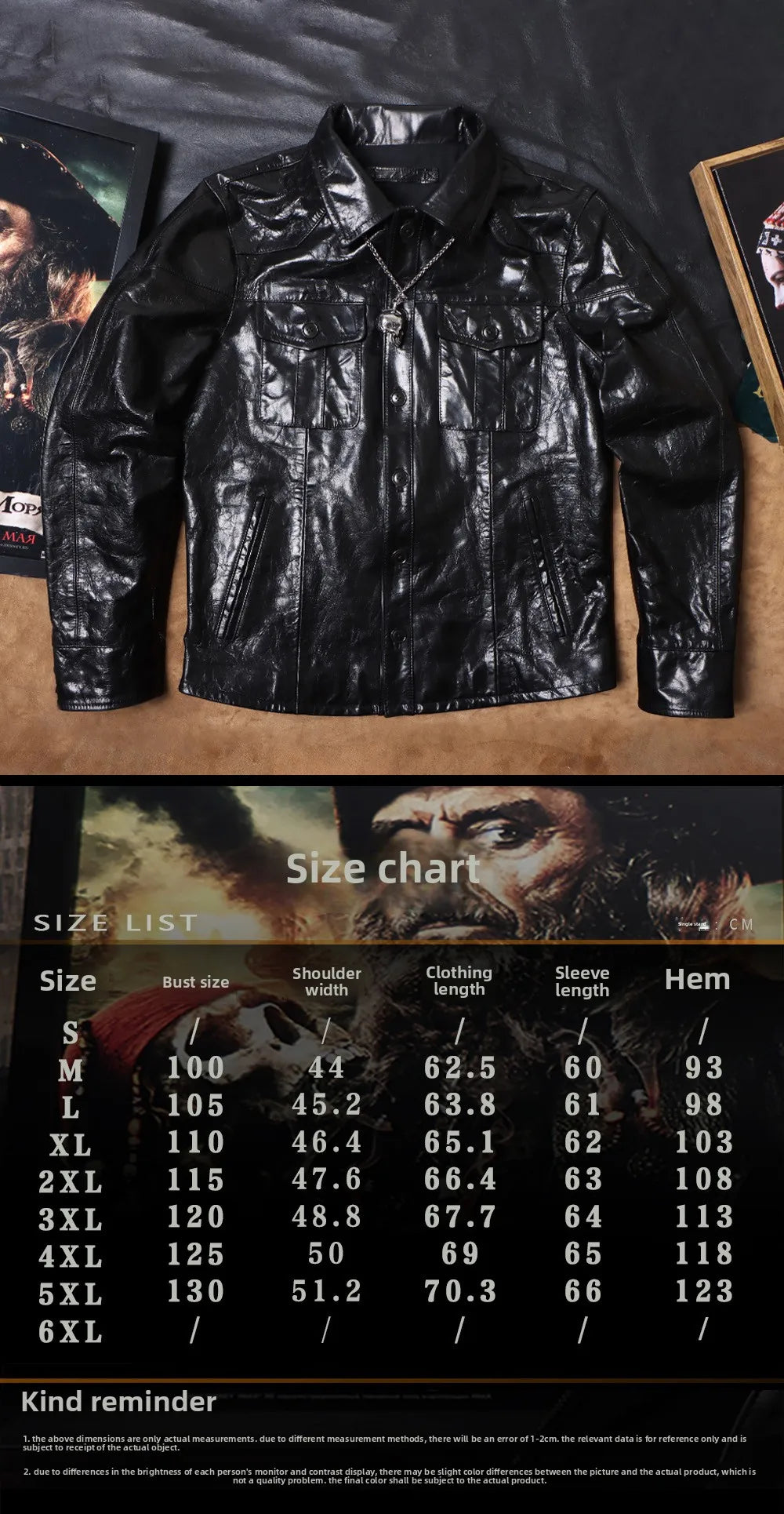 Men's Italian Goat Skin Leather Shirt Jacket – Slim Fit Vegetable Tanned Casual Coat