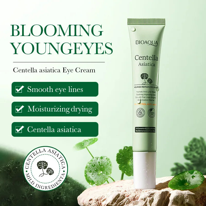 BIOAQUA Centella Asiatica Skin Care Sets Moisturizing Face Cream Anti Dark Circles Anti-aging Eye Cream Travel Size Skin Care