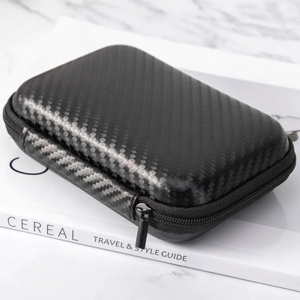 High Quality EVA Earphone Bag Shockproof Wear-resistant Data Cable Organizer Portable Universal Digital Accessories Storage Box