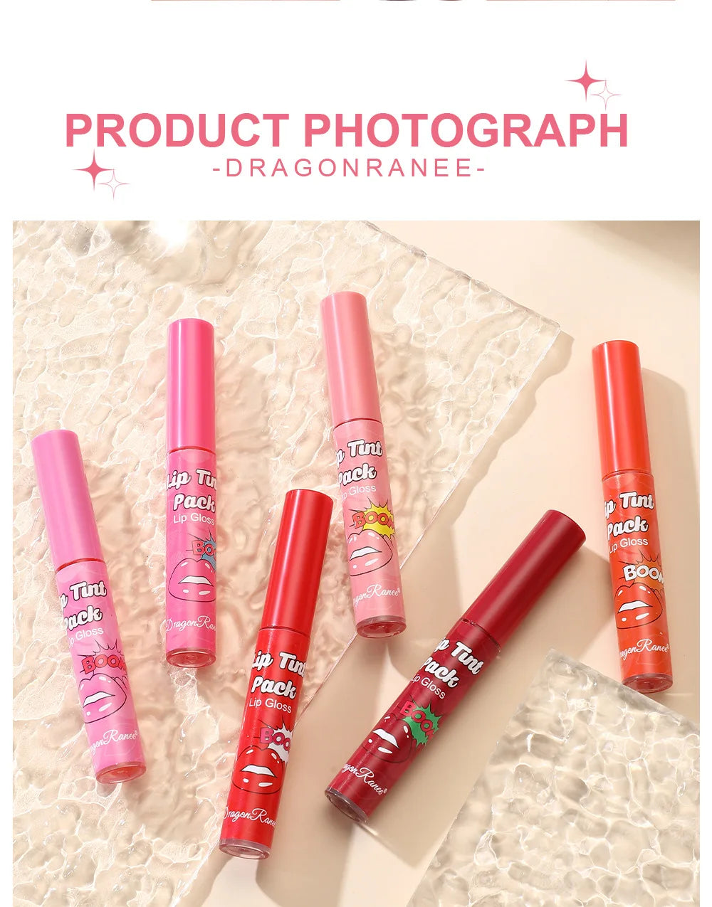 Peel Off Rose Red Lip gloss Lip Outline Contour Tattoo Lip Stain Waterproof Transfer Resistant Tear Off Peel Off Lipstick Makeup
