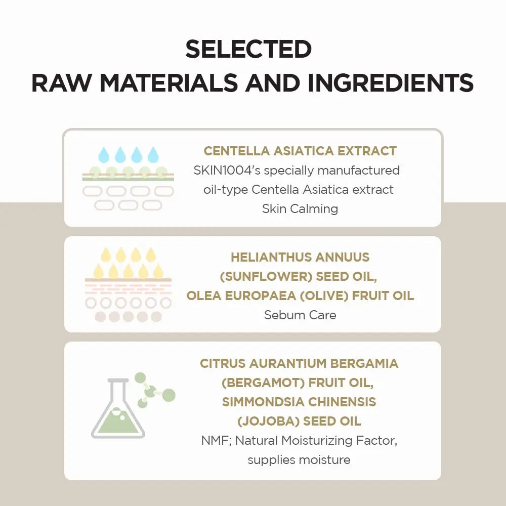 SKIN1004 Madagascar Centella Asiatica Toner Ampoule Makeup Remover Moisturizing Cleansing Skin Care Korean Skin Care