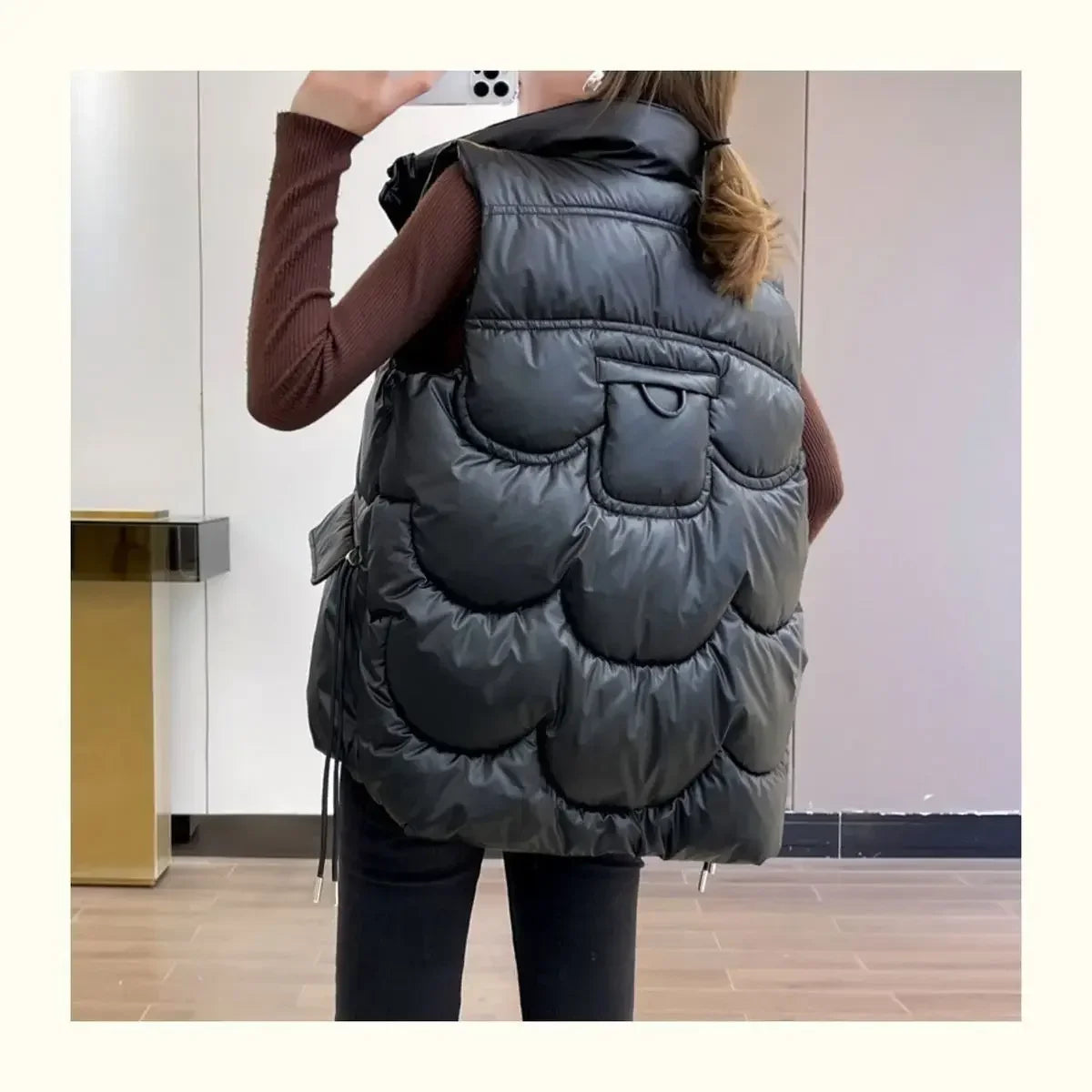 2023 New Down Cotton Vest for Women Autumn Winter Lightweight Vest Casual Loose Jackets Coats Women Fashion Sleeveless Parkas