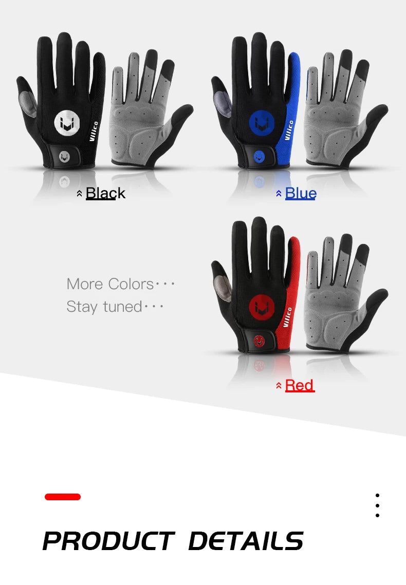 New Outdoor Touch Screen Slip-Proof Gloves Hiking Cycling Mountaineering Men Women Thin Full Finger Camping Gloves