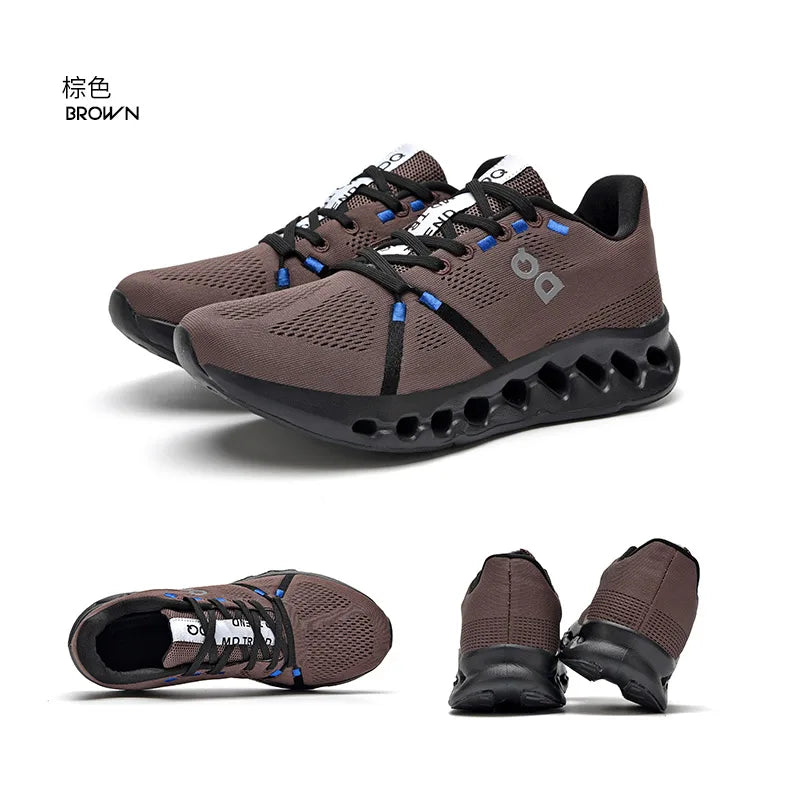 Men Casual Sports Running Shoes Marathon Air Cushion Breathable Lightweight Men Comfortable Athletic Nonskid Sneakers Outdoor