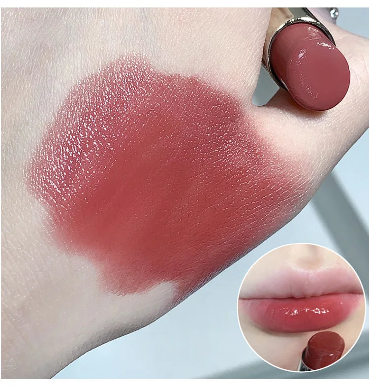 Silky Glossy Lipstick Gege Bear Pump Lips Moisture Water Bomb Comfortable Ultra Sheen Non-Stick Cup Lip Balm