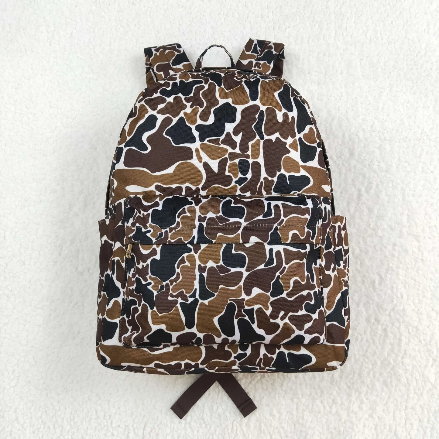 Wholesale Baby Boy Girl Backpack Army Green Camo Duck Print Daypack Toddler Children Outdoor Portable Kids Boutique School Bag