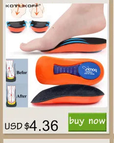 Leather Orthotic Insole For Flat Feet Arch Support Orthopedic Shoes Sole Insoles For Feet Men Women Children O/X Leg Corrected