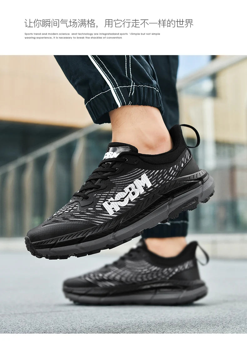 Marathon Shoes Men Casual Sneakers Man Trail Running Sports Shoe Mountain Marathon Shoe Outdoor Comfy Athletic Trekking Sneakers