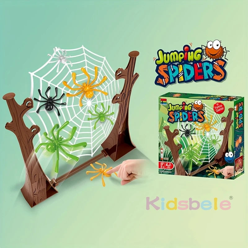 Bouncing Spider Desktop Board Games Kids Adult Family Party Entertainment Game Children's Table Spider Web Birthday Gifts Toy