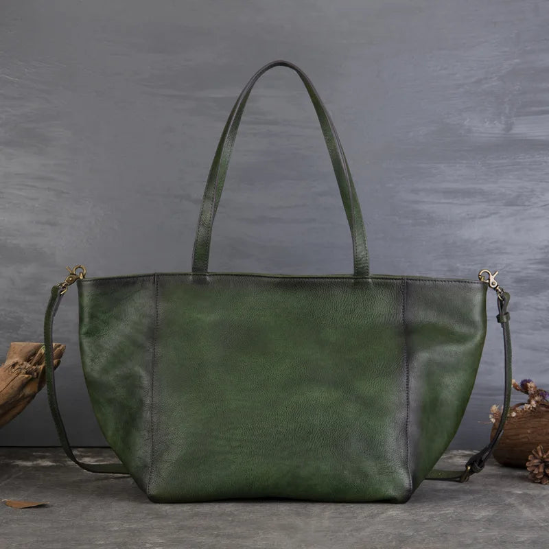 MOTAORA New Cowhide Large Capacity Shoulder Bag For Women Genuine Leather Crossbody Tote Bags Luxury Casual Solid Handbag Purse
