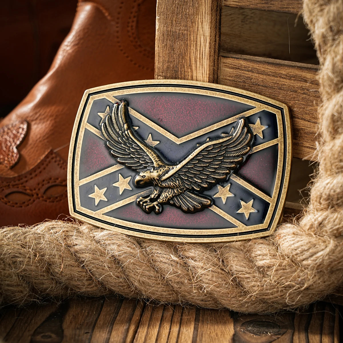 Western style plate buckle belt metal buckle one belt buckle