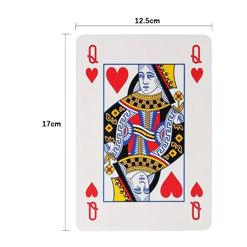Giant Oversized Playing Cards Jumbo Fun Games Carnival Birthday Wedding Party Favors Juegos De Mesa Divertidos