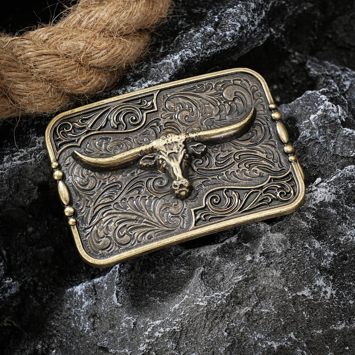 Western style plate buckle belt metal buckle one belt buckle
