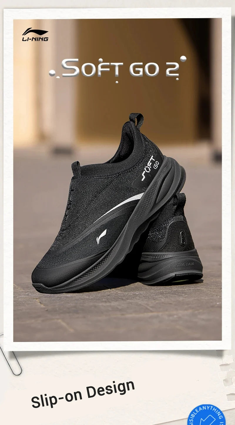 SOFT GO 2 Walking Shoes – COMFOAM Slip-On, Soft Thick Heel, Comfortable Casual Sneakers