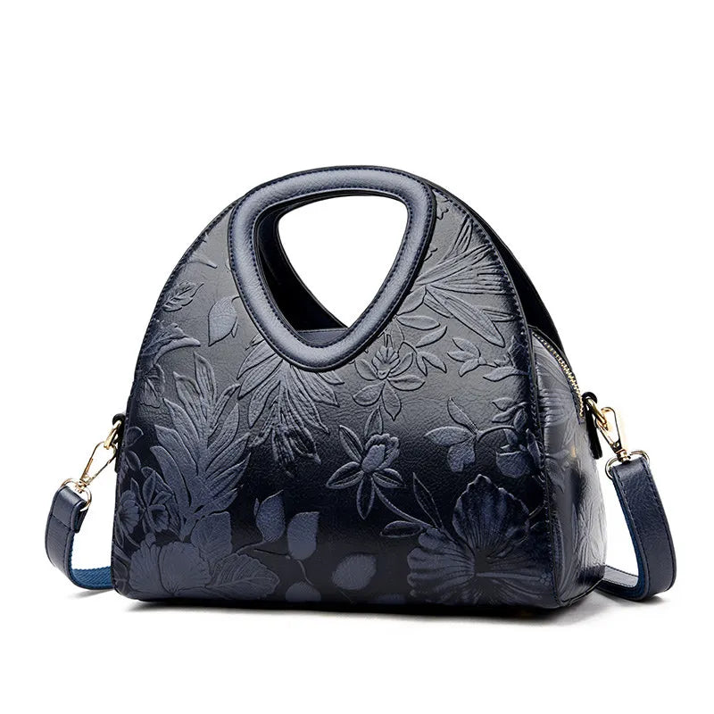 MOTAORA 2025 New Women Shoulder Bag High Quality Leather Top-handle Bags Female Vintage National Style Crossbody Bag For Women