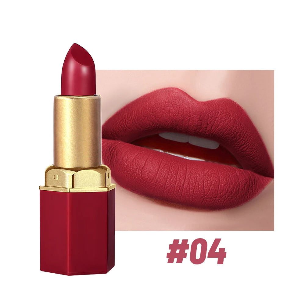 SAM SUGAR 6-Color Matte Lipstick , Non-Stick Cup Long-Lasting Velvet Finish, Smooth Matte Lip Color Waterproof Smudge-proof