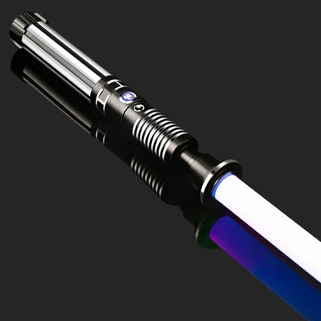 سيف ضوئي معدني RGB، مبارزة، تأرجح سلس، سيف ليزر، Sabre De Luz، 16 لونًا متغيرًا، 16 صوتًا، سلاح FOC Rave، لعبة وامضة