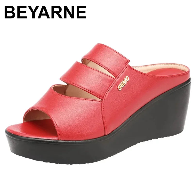 Women’s Wedge Heel Platform Sandals – Summer Comfort, Size 32–43