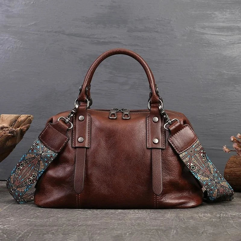 MOTAORA 2025 New Genuine Leather Satchel Tote Bag Top Handle Handbag Designer Shoulder Bag Large Capacity Cross Body Bag Vintage