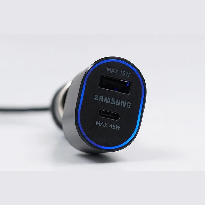60W Samsung USB Type C Car Charger PD Super Charging Galaxy S25 S24 S23 S22 Ultra 45W 15W Charger Samsung Z Fold 5 4 Flip in Car