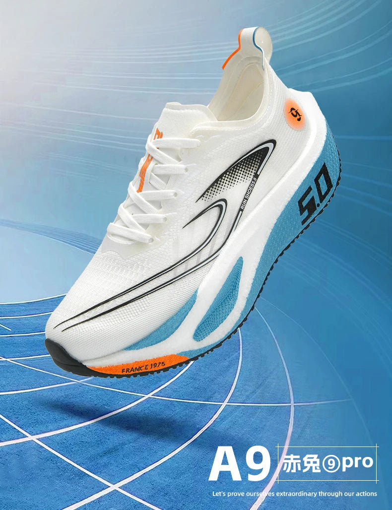 Men's Sports Shoes Cushioning Non-Slip Flat Wear Resistant Sneakers Mesh Breathable Platform Soft Running Shoes for Man