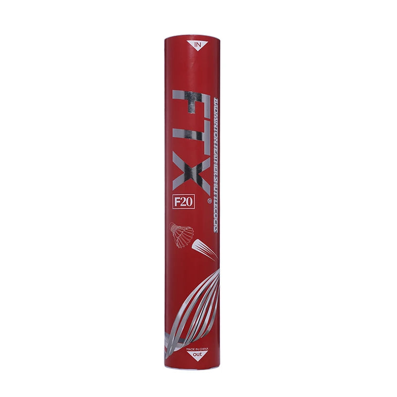 12 badminton A-grade duck feather cork ball heads, 76-speed competition training balls, durable and stable landing points