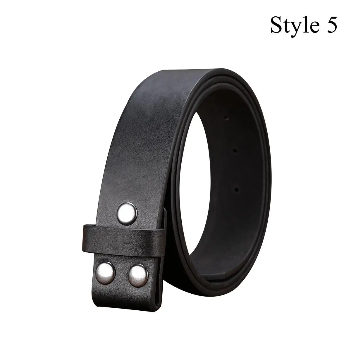 A Multi-color Pattern Pu Belt (Without Buckle) Can Be Changed Buckle for Men and Women