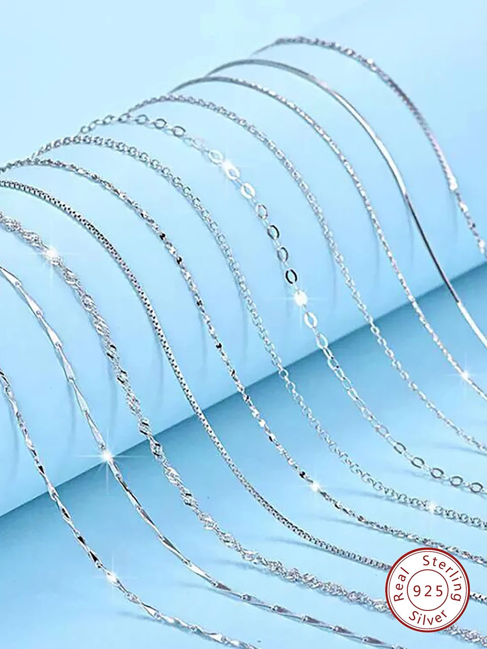 GRA 18K Gold Minimalist Box Snake Chain Necklace for Women Gift 40cm 45cm Choker Real 925 Sterling Silver Fashion Fine Jewelry